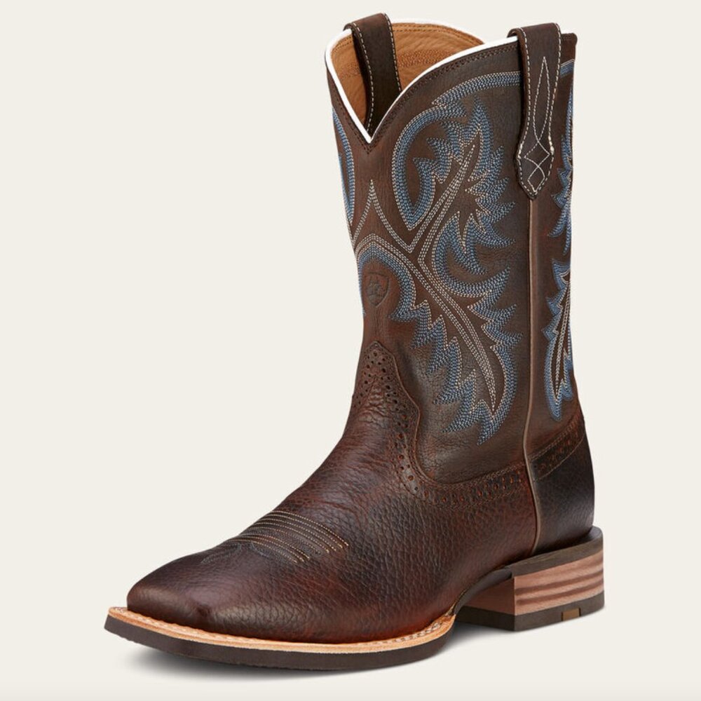 ARIAT Men's Quickdraw Western Boots Size 9 D in Dark Brown